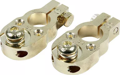 Allstar Performance Gold Top Post Terminal 1pr ALL76120