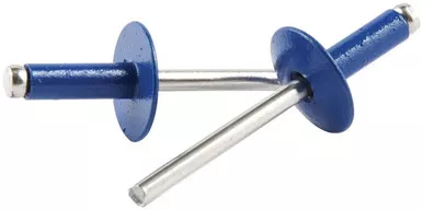 Allstar Performance Lg Hd Rivet Blue Alum 250pk Chevron ALL18177