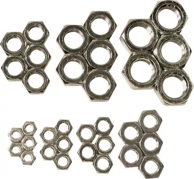 Allstar Performance LH Jam Nut Assortment Steel ALL18291