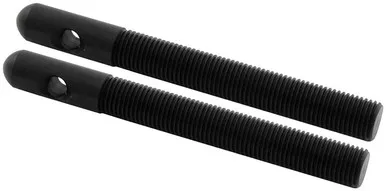 Allstar Performance Repl Aluminum Pins 3/8in Black 2pk ALL18491