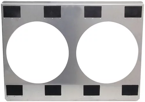 Aluminum Fan Shroud 25-3/4x18-3/4 Dual 12 ALL30064
