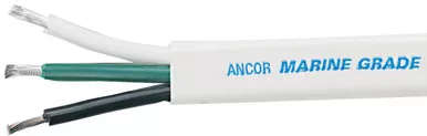 Ancor 131710 Triplex Cable 16/3 AWG Flat 100ft Black Green White