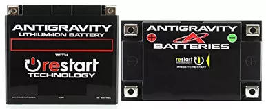 Antigravity ATX20-RS Lithium Motorsport Battery w/BMS & Re-Start Technology