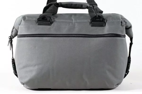 AO 24 Pack Can Canvas Soft Cooler Charcoal Bag Luggage AO24CH