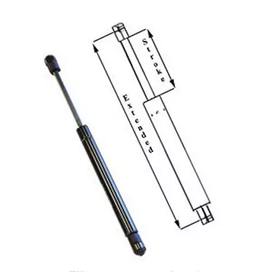 AP products 010-197 RV Trailer Camper Hardware Gas Prop 30 Lb 7.87" 19.69"
