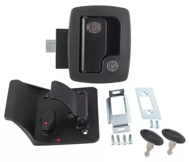 AP Products 013-520 Bauer RV Entry Door Black Lock With Keys