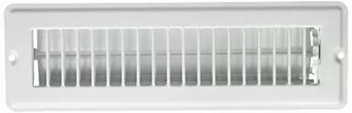 AP Products 013-640 21/4 X 10 FLOOR REGISTER WHITE