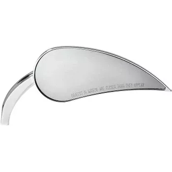 ARLEN NESS 0640-0323 13-091 Rad III Mirror – Tear Drop – Chrome – Right