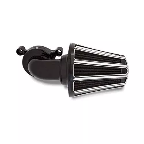 Arlen Ness 09-19 Harley XL883N Monster Big Sucker Intake Kit (10-Gauge Cover) (Black)