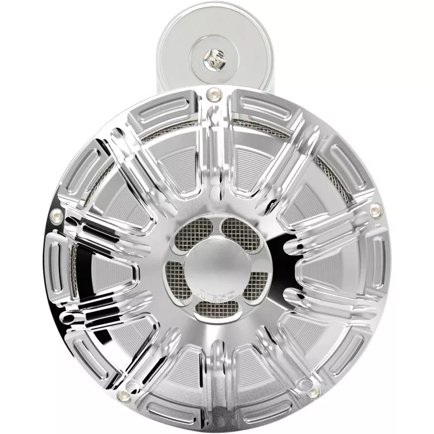 Arlen Ness 10 Gauge Chrome 110db Horn for Harley or Metric Custom Applications