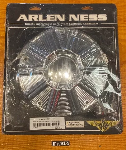 Arlen Ness 10 Gauge Chrome Derby Cover for 2016-2026 Harley Touring Bagger FLHX