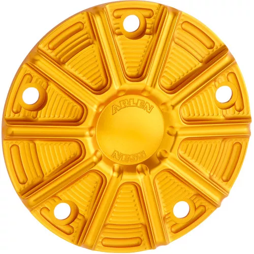 Arlen Ness 10-Gauge Points Cover for 1999-2017 Harley Twin Cam - Gold