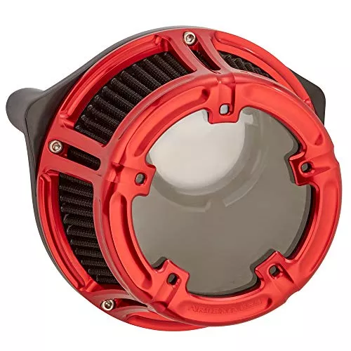 Arlen Ness 18-171 Red Method Clear Series Air Cleaner