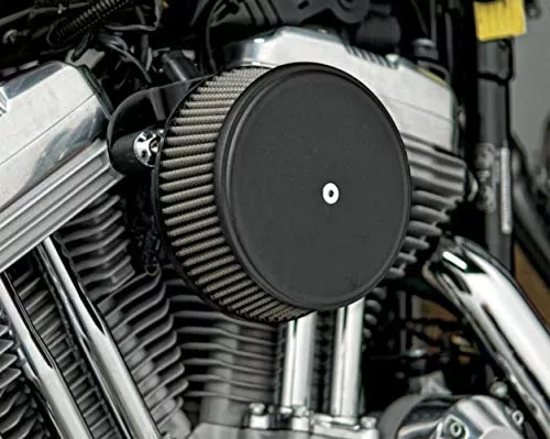 Arlen Ness 18-327 Black Big Sucker Stage I Air Filter Kit with Cover