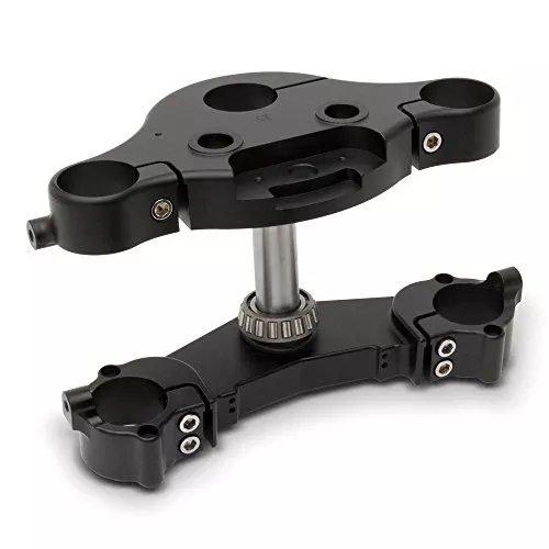 Arlen Ness 20-379 Black 7 & 7 Raked Triple Tree