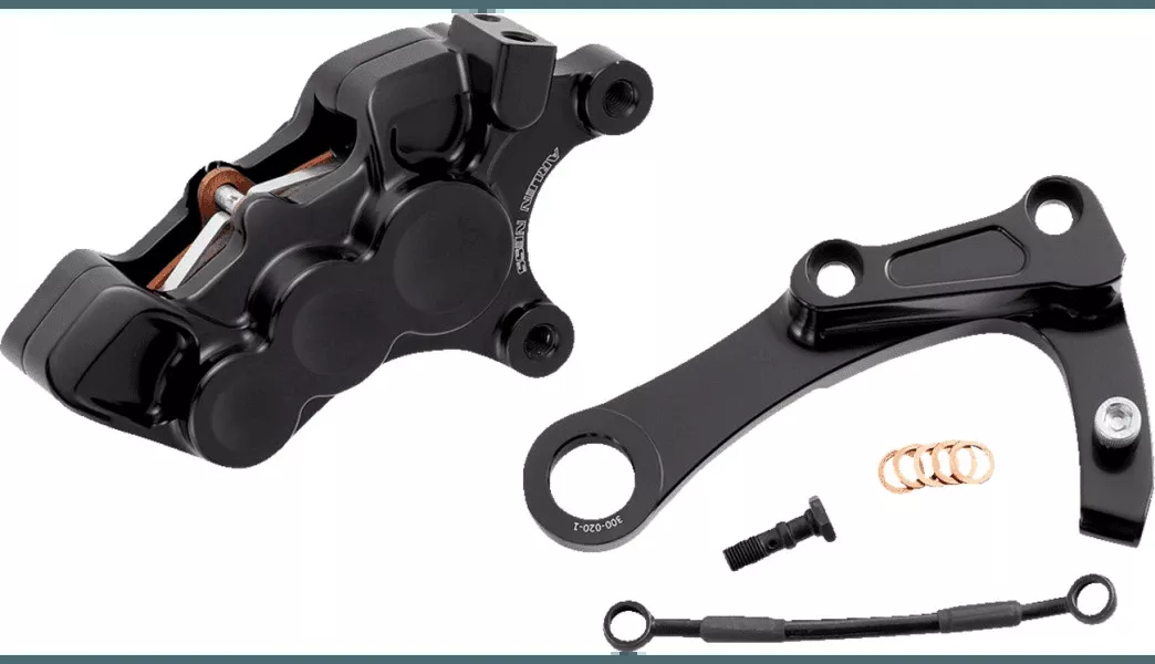 Arlen Ness 6-Piston Rear Caliper for '18-Up Harley Davidson Softail Models - Black