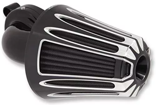 Arlen Ness 90 Degree Monster Sucker Air Cleaner Deep Cut Cover Black 81-037