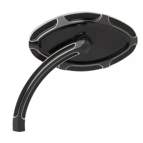 Arlen Ness Beveled Forged Mirrors for Harley - Black