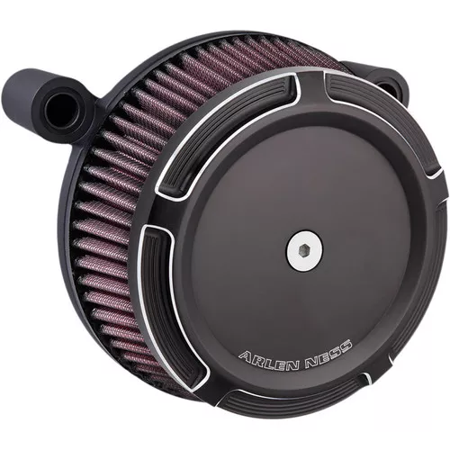 Arlen Ness Big Sucker Air Cleaner Kit for 2017-2023 Harley M8 - Black Beveled