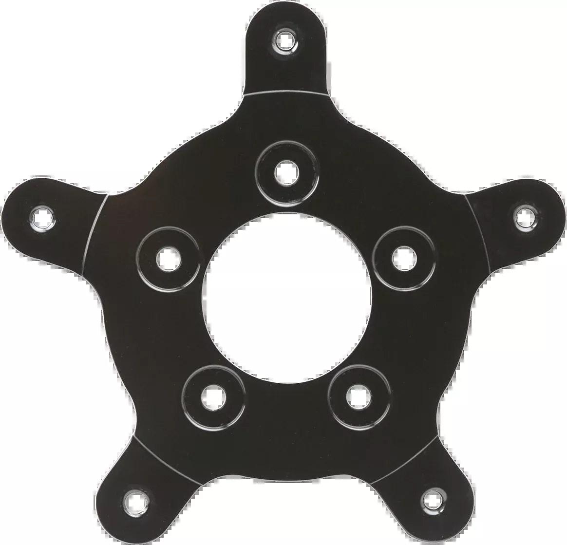 Arlen Ness Black Universal Motorcycle Brake Rotor Mount 2014-2025 Harley Touring