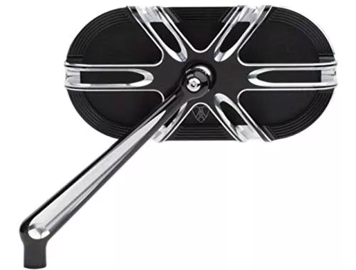Arlen Ness Deep Cut Mirror Left Black 13-164