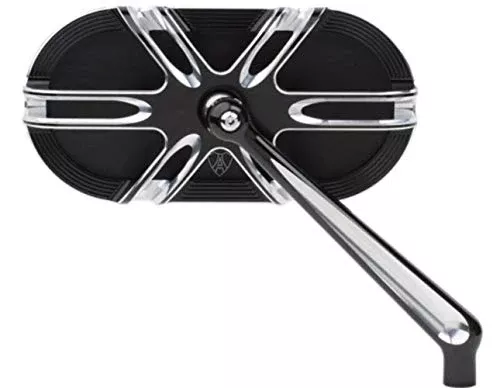 Arlen Ness Deep Cut Mirror Right Black 13-166