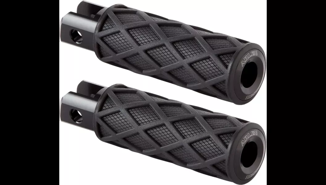 Arlen Ness Diamond Footpegs – Driver – Black – M8 Softail/ELW/Pan America – 400-051