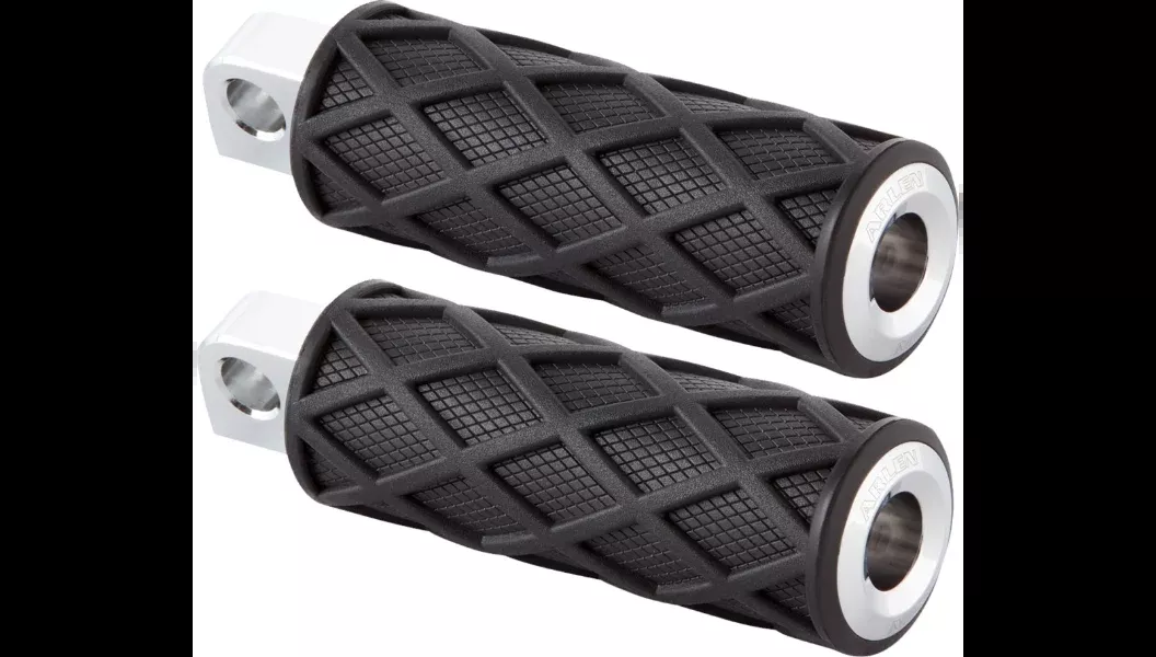 Arlen Ness Diamond Footpegs – Male Mount – Chrome – M8 Softail/Pan America – 400-048