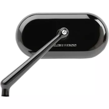 Arlen Ness Forged Oval Mirror Side View Oval Black Left – 13-170