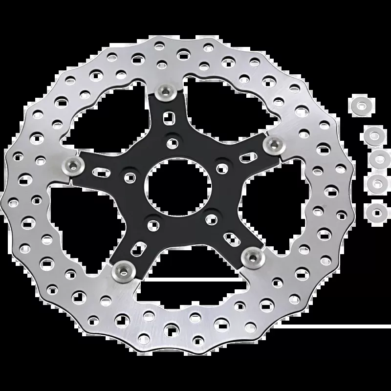 ARLEN NESS FRONT JAGGED FLOATING BRAKE ROTORS 11.8″ HARLEY MODELS 08-23