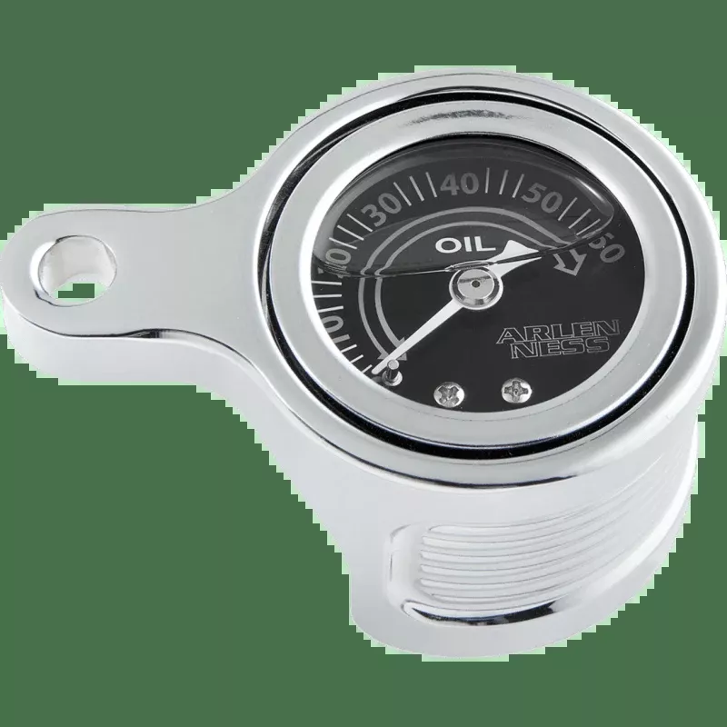 Arlen Ness Gauge Oil Pressure Method Chrome