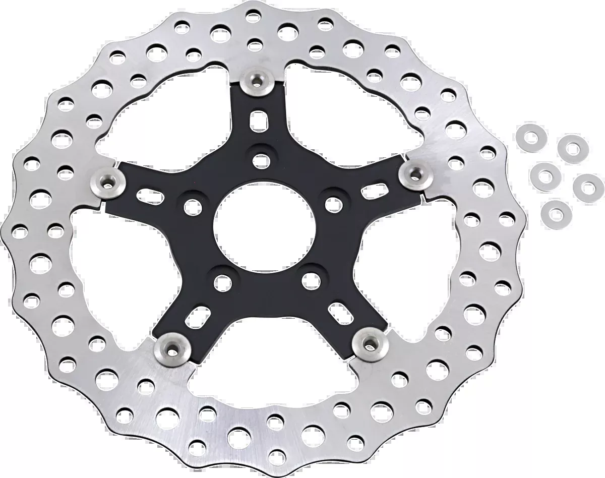 Arlen Ness Jagged 11.5" Front Rear Brake Rotor 2000-2017 Harley Dyna Softail