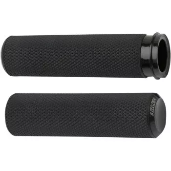 Arlen Ness Knurled Grips – 07-327 For Harley Motorcycles 2008-2025