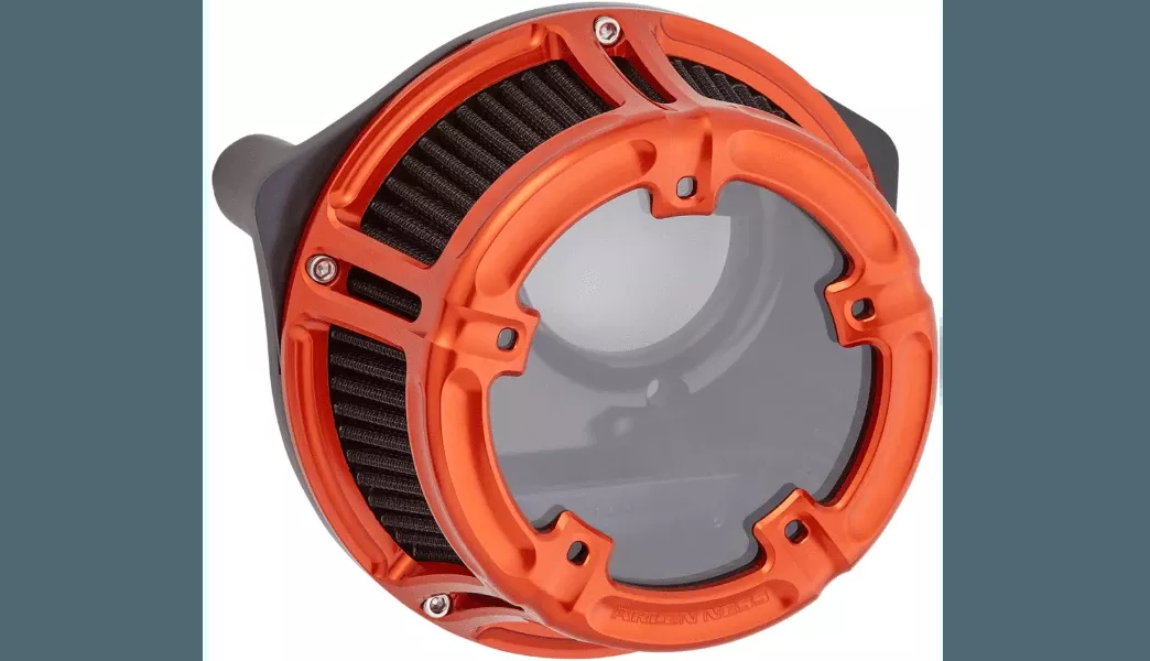 Arlen Ness Method Clear Series Air Cleaner Kit for '17-23 Harley Davidson M8 Touring and '18-23 Softail Models - Red (Not for '23-'24 CVO Models or '24 FLHX/FLTR)