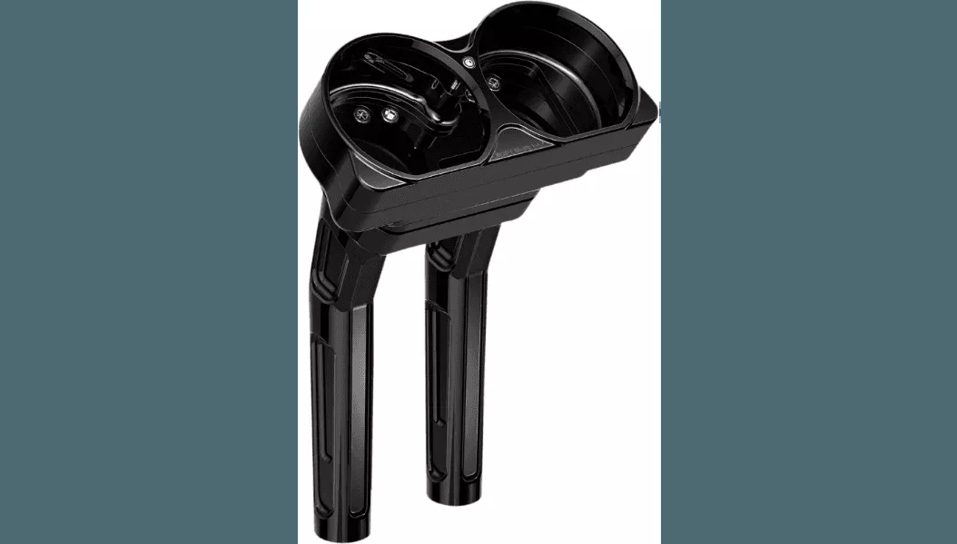 Arlen Ness Method Kickback Risers with Integrated Gauge Housing for '15-24 Harley Davidson Road Glide Models - Gold