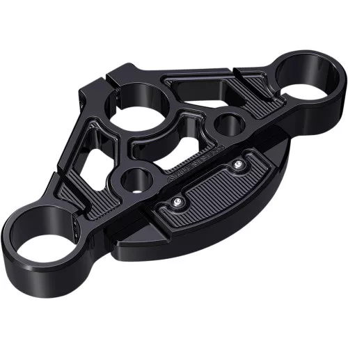 Arlen Ness Method Triple Tree for 2015-2022 Harley Road Glides - Black