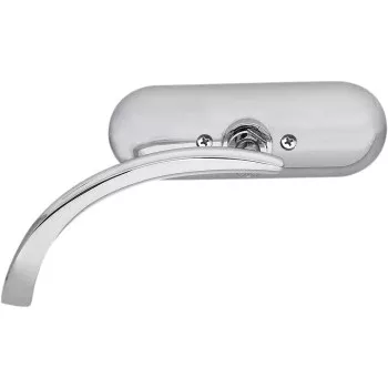 Arlen Ness Micro-Mirror Micro Mini Side View Oval Chrome Left – 13-406