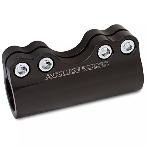 Arlen Ness Modular Billet Handlebar Clamp Black 1-1/4″ 08-052