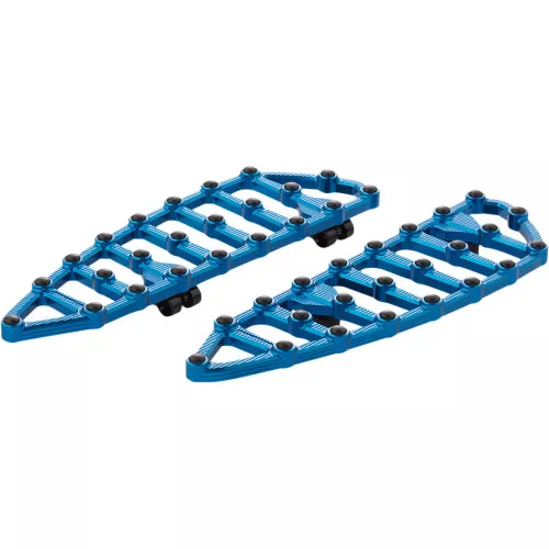 Arlen Ness MX Driver Floorboards for 2018-2022 Harley Softail - Blue