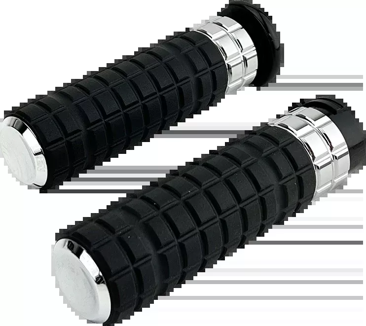 ARLEN NESS SpeedLiner Grips - TBW - Chrome - 500-003