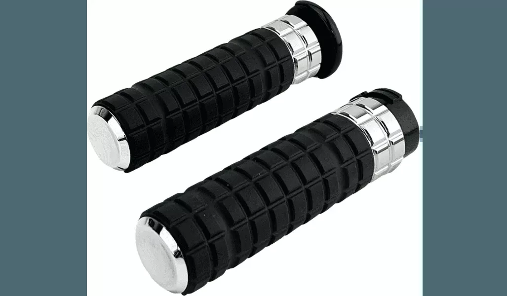 Arlen Ness Speedliner Grips for TBW Harley Davidson Models '08-23 - Chrome