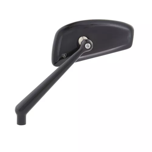 Arlen Ness Tearchop Forged Mirrors for Harley - Black