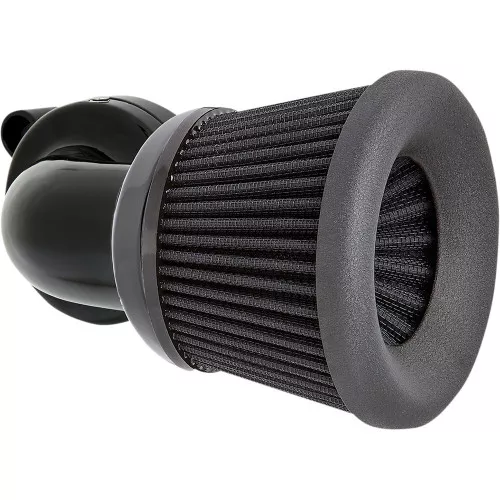 Arlen Ness Velocity 90° Air Cleaner Kit for 1999-2017 Harley Twin Cam Dual Cable - Black
