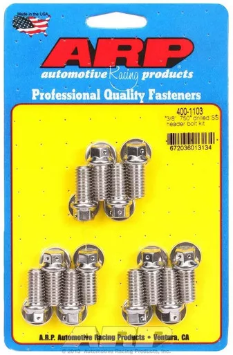 ARP S/S Header Bolt Kit - 3/8 x .750 UHL (12) 400-1103
