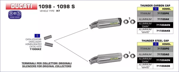 Arrow 11006KZ Catalytic Converters Kit