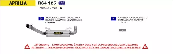 Arrow 11013KZ Catalytic Converter Kit