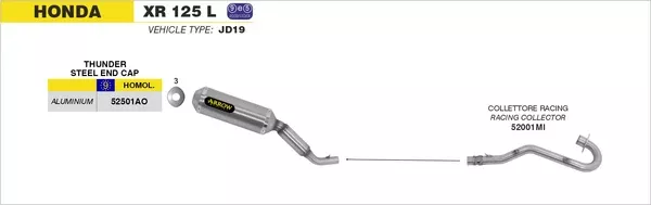 Arrow 52001MI Header