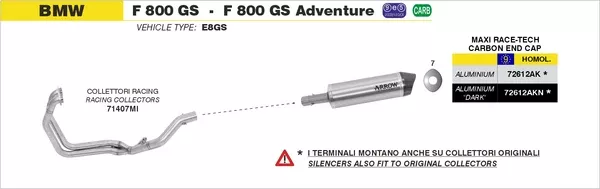 Arrow 71407MI Racing Headers