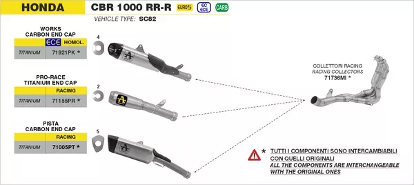 Arrow 71736MI Racing Headers