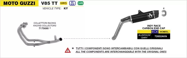 Arrow 71756MI Racing Headers